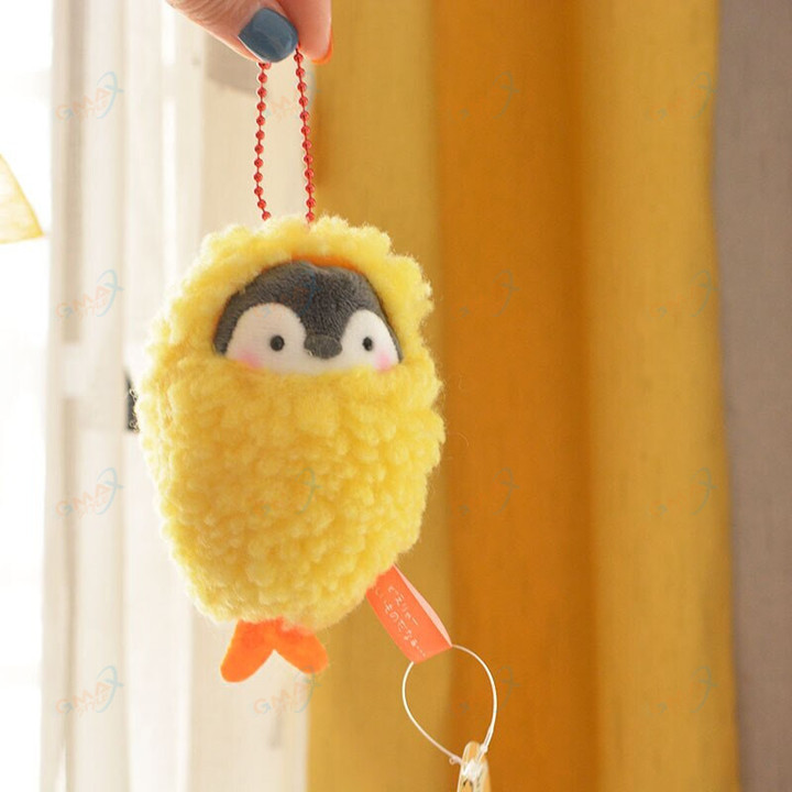 Kawaii Penguin Plush Keychain Cute Soft Hangings Backpack Accessories for Car Plush Keychain
