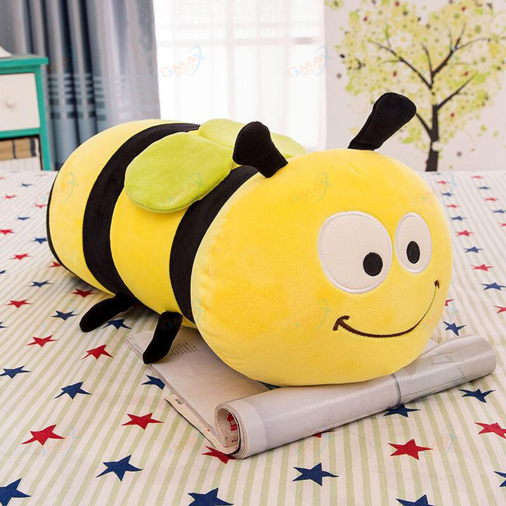 Plush Bee Toys Soft Cute Pillow Super Soft Stuffed Animal Honeybee Doll Best Gift For Kids