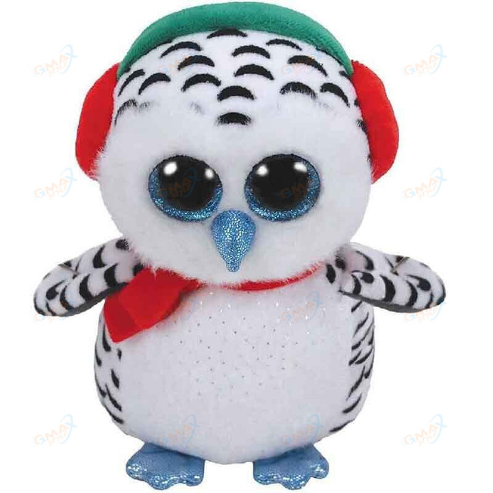 Cute Owl Toy Big Eyes Black Star Plush Toy Kawaii Stuffed Doll Kids Toys Children's Christmas Gifts