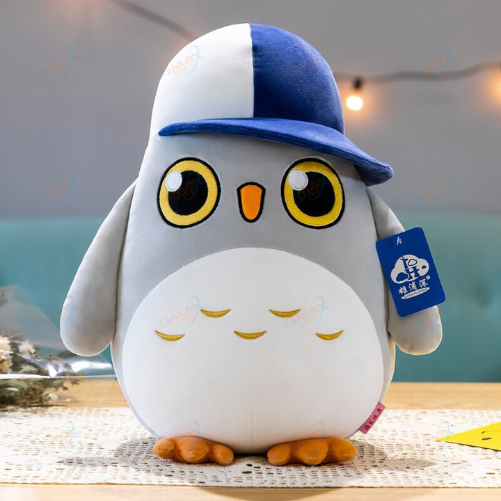 Owl Doli plush stuffed toy doll pillow stretch velvet fabric comfortable and soft baby Christmas gif