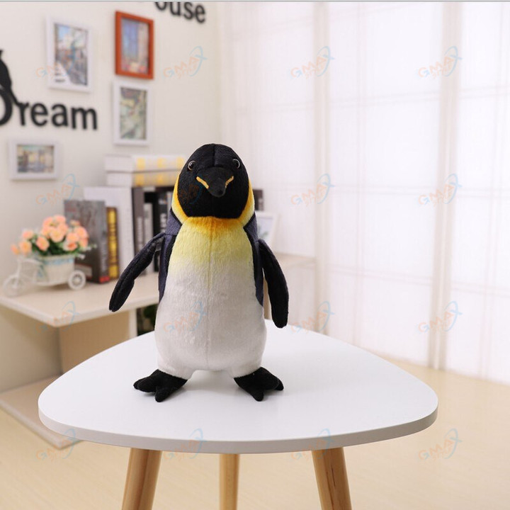 Cute Standing Penguin Family Plush Toy Reallife Antarctic Marine Animal Stuffed Dolls Birthday Gift For Kids
