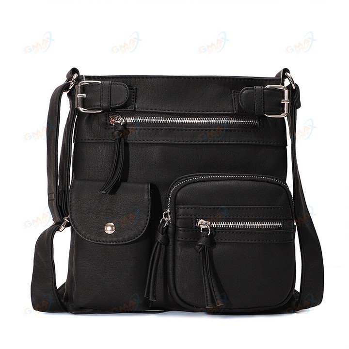 Multi-Pocket Crossbody Bag
