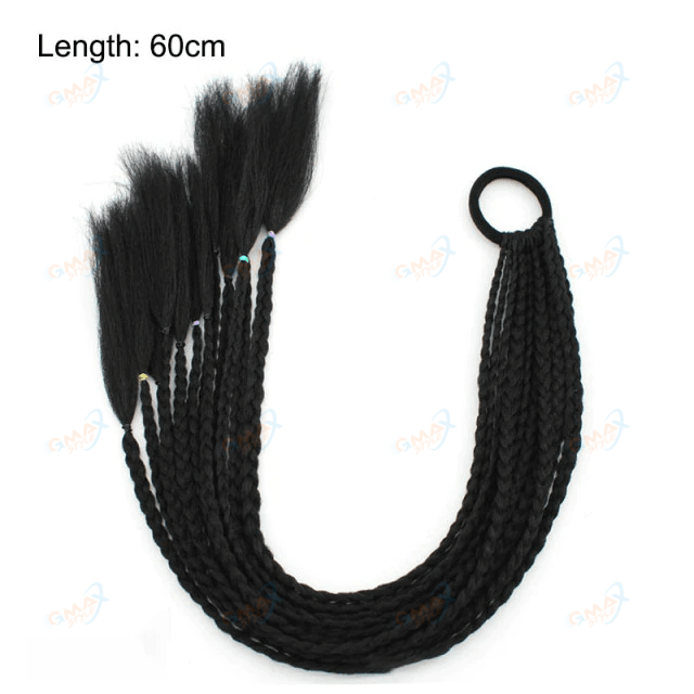 Elastic Rubber Band Elastic Band Girls Hair Extension Ponytail Braid Hairstyle