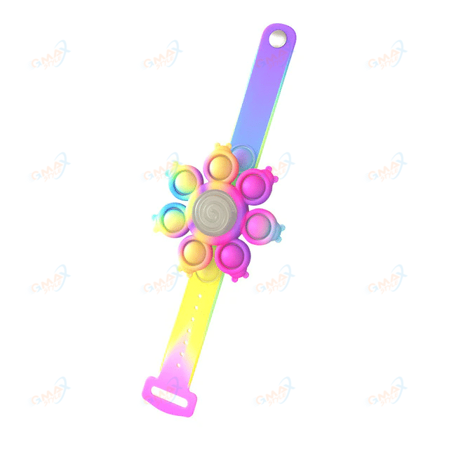 Fidget Spinning Wristband Light Bracelet Pop Fidget Spinner Toys
