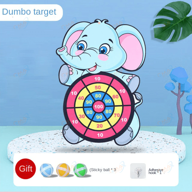 Montessori Dart Board Target Sticky Balls Toys For Children