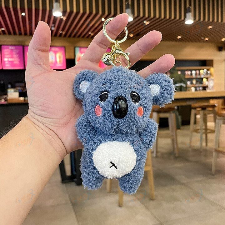Cute Plush Koala Keychain Toy