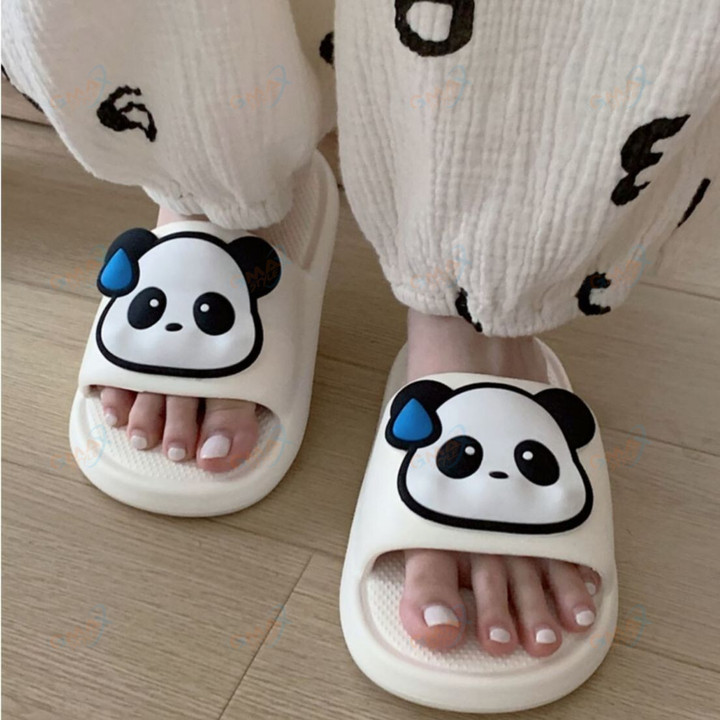 Cute panda slippers