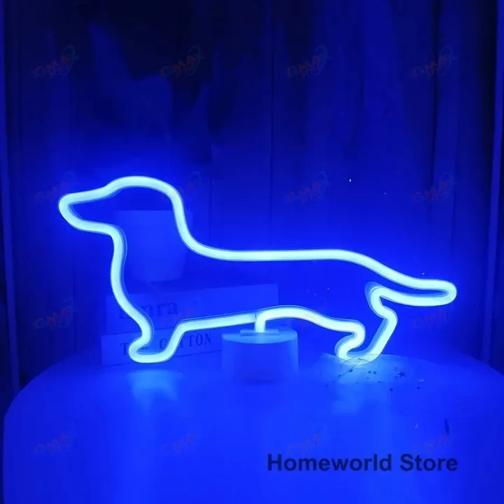 Dog Neon Sign Light LED