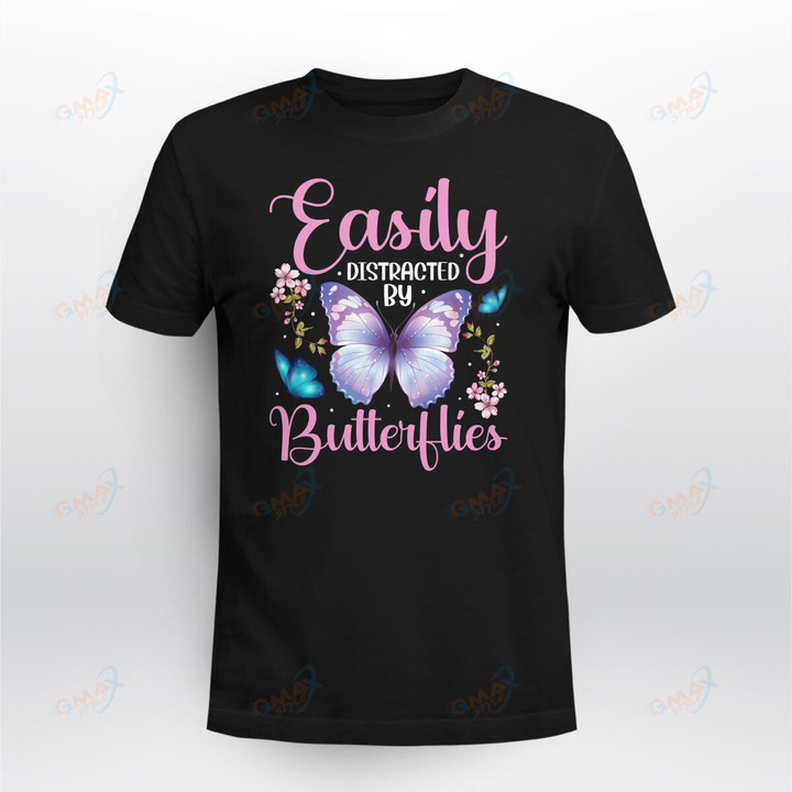 Easily-Distracted-Butterfly-T-Shirt