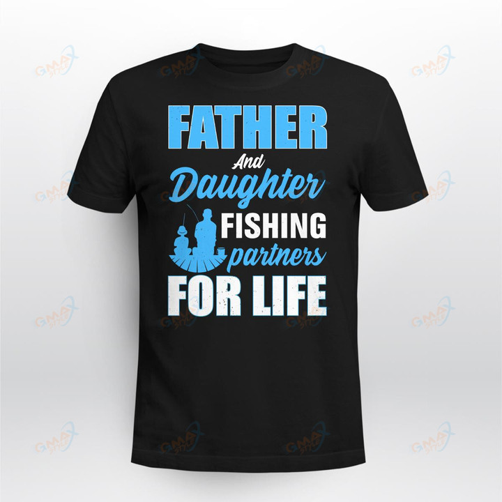 Father And Daughter Fishing Partners For Life