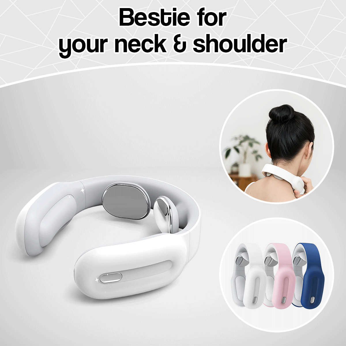 Smart Electric Neck and Shoulder Massager Pain Relief Tool Beauty Healta Worldwide