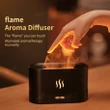 Ultrasonic Air Humidifier LED Essential Flame Diffuser Worldwide
