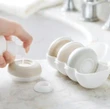 4Pcs/Set Portable Plastic Travel Shampoo Shower Storage Worldwide