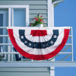 American Pleated Fan Bunting Flag 4th of July Decoration Worldwide