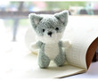 creative Little Fox lifelike cute plush fashioned pendant bag soft keychain