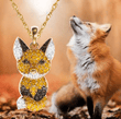 Cute Fox Necklace Pendant Surprise Gift for Girl Women Jewelry