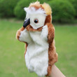 Owl Hand Puppet Cartoon Finger Puppets Kids Plush Toys Child Gift