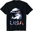 USA Patriotic Eagle Head 4th of July Independence Day T-Shirt