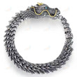 925 sterling silver overbearing handmade men's bracelet