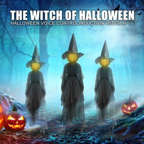 Voice Control Screaming Witch