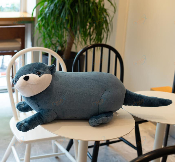Lovely Otter Plush Toys Stuffed Realistic Wild Animal Dolls Gift for Kids