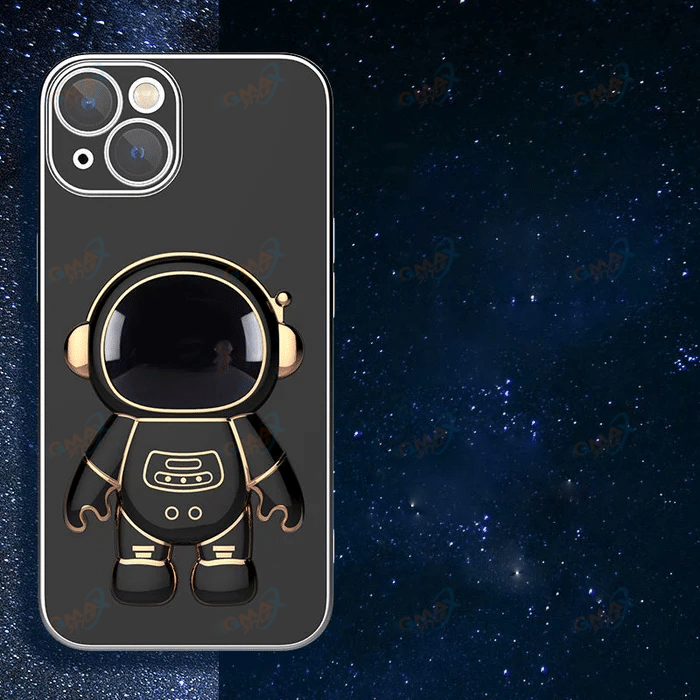 6D Plating Astronaut Hidden Stand Case Cover for iPhone Worldwide
