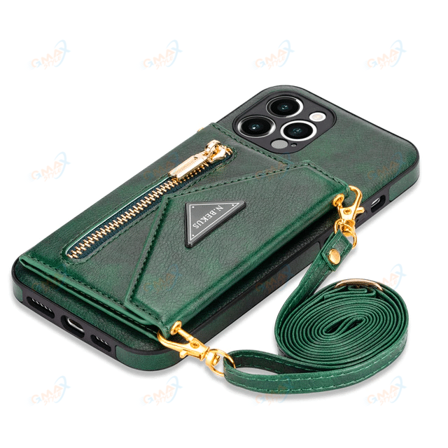 Phone Case with Card Holder for IPhone Crossbody Zipper Wallet Worldwide