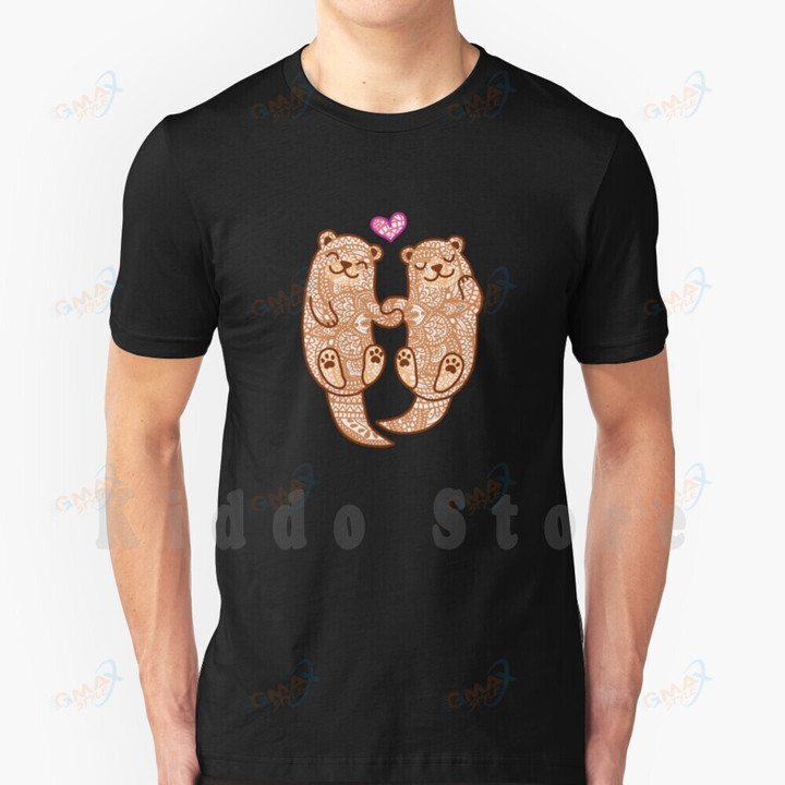 Otters Holding Hands T Shirt