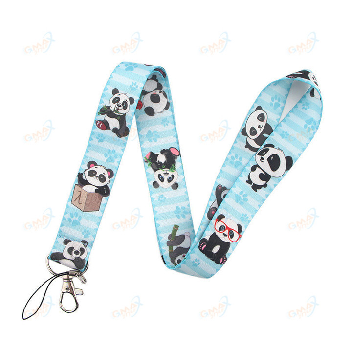 Panda Key Lanyard ID Badge Holders