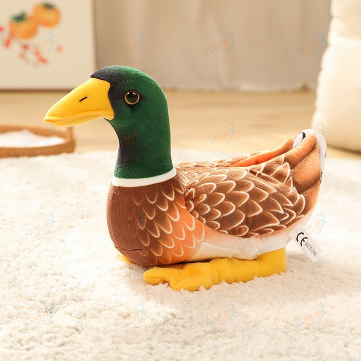Mallard Plush Toy Realistic Cute Soft Widespread Duck Stuffed Animal Toys Gifts For Kids