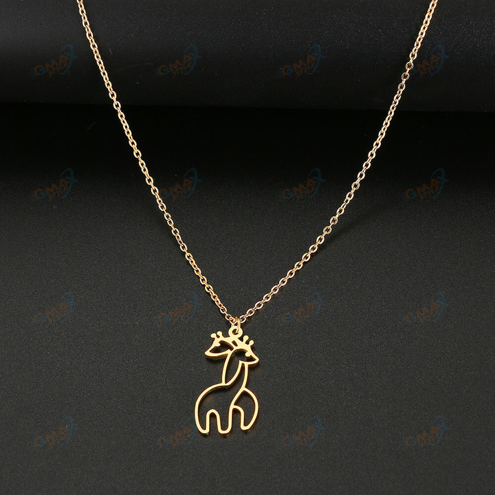 Giraffe Necklaces Fashion Pendants Necklace For Women Jewelry