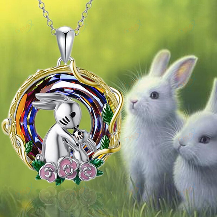 Rabbit Pendant Necklace Luxury Designer Jewelry