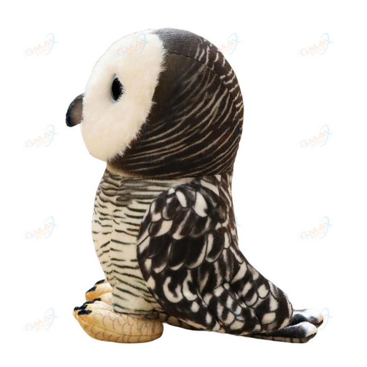 Owl Plush Toy Realistic Looking Fulling Filled Animal Owl Style Baby Stuffed Toy