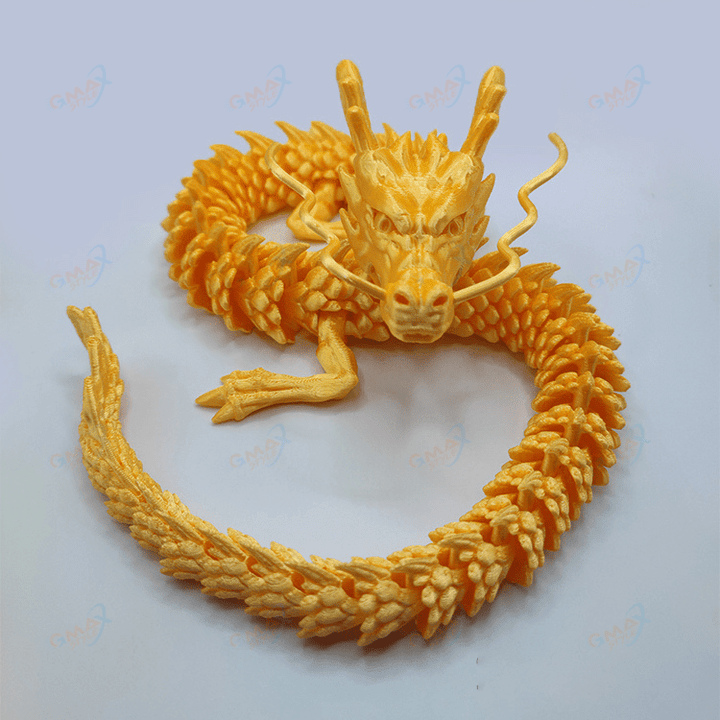 3D Printed Articulated Dragon Chinese Loong