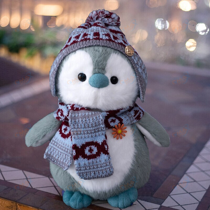 New Kawaii Soft Penguin Plush Stuffed Animal Doll Fashion Toy for Kids Baby Lovely Girls Christmas Birthday Gifts