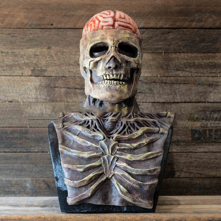 Skeleton Brain Skull Halloween Mask