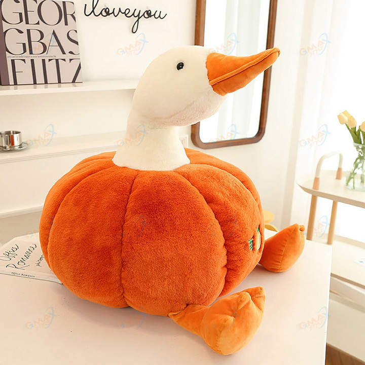Cute Pumpkin Duck Plush Toy