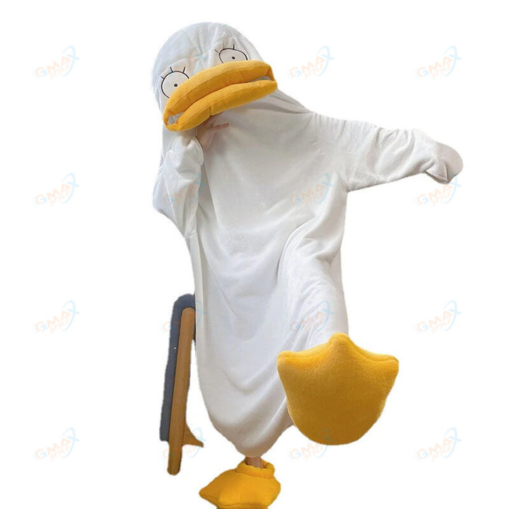 Funny Cartoon Duck Cosplay Costume Long Pajamas