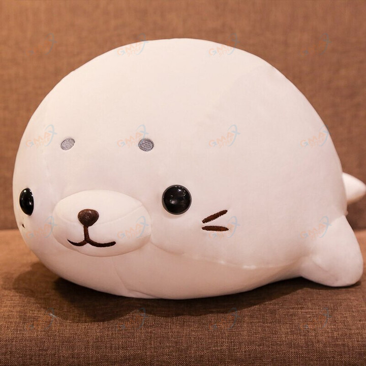 50-60cm White Seal Plush Toy