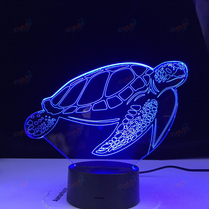 Sea Turtle 3D Lamp