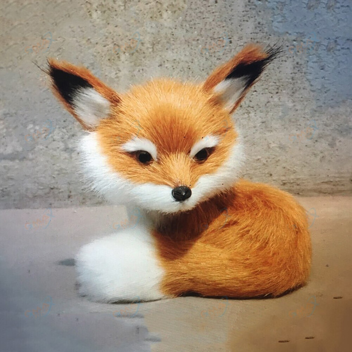 New 1 Pcs Foxes Plush Toy Doll Realistic