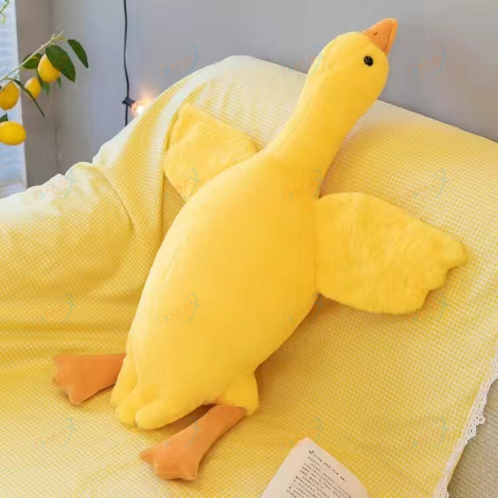 50-190cm Cute Big White Goose Plush Toy Kawaii Duck Sleep Pillow