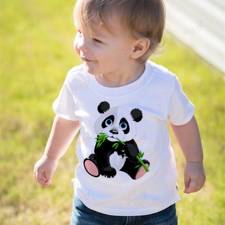 Panda Printed Dinosaur T-shirt