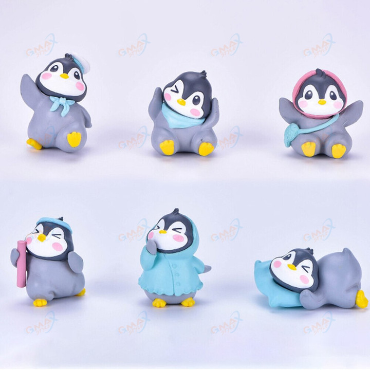 Cute Fun Penguin Miniatures Figurine Small Statue