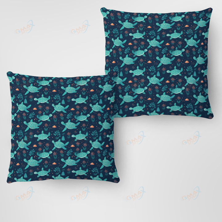 Turtle Pillow & Cover