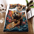 Red Panda Quilt Bedding Set