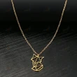 Fox Animal Pendant Choker Men's Chain Fashion Necklace For Women Jewelry Party Gifts