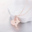 Rabbit Necklaces Pendants Basket Pet Bunny Charm Fashion Jewelry For Women Easter Gifts