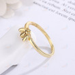 Silver Golden Bee Closed Mouth Ring Women Personality Creative Design For Party Holiday Hand Jewelry Gift