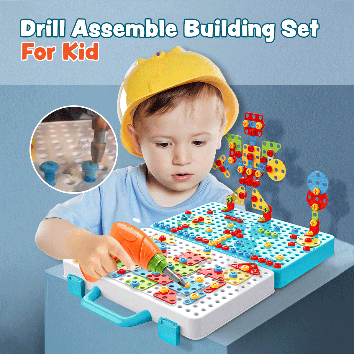 Drill Assemble Building Set For Kid